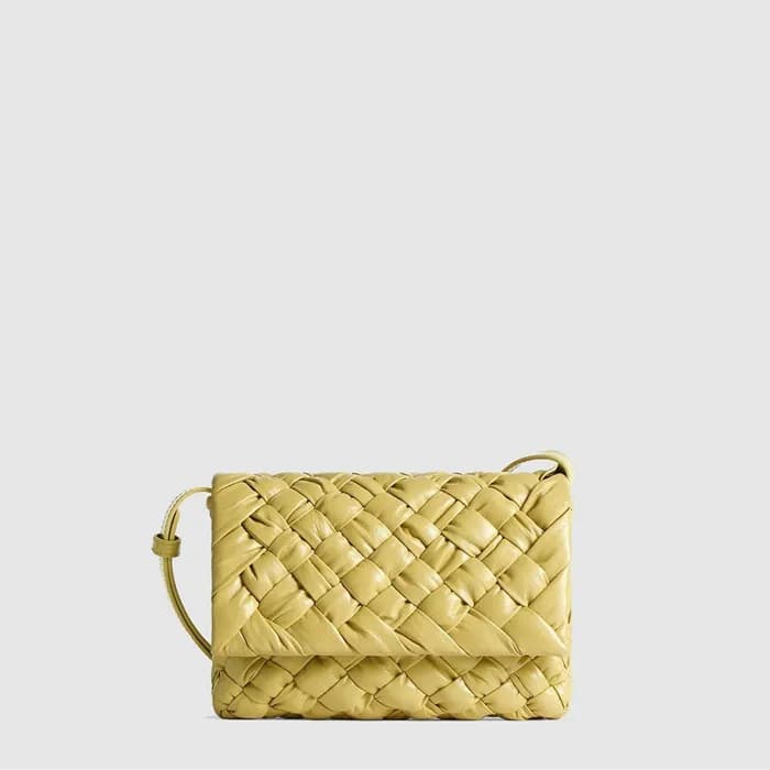 보테가 베네타 남성 스몰 럼플 메신저 백 - Bottega veneta Mens Small… - 1