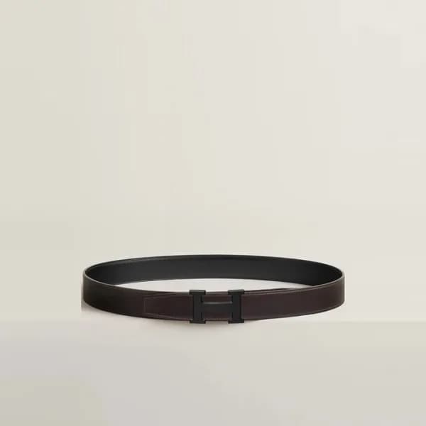 에르메스 남성 H 버클 리버서블 벨트 - Hermes Mens H Buckle Revers… - 1