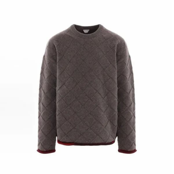 보테가베네타 남성 크루넥 니트웨어 - Bottega veneta Mens Round Kni… - 1