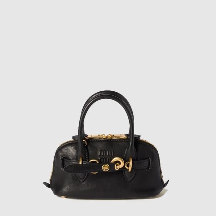 미우미우 여성 아방뛰르 미니 나파 가죽 백 - Miumiu Womens Avanture M… - 1