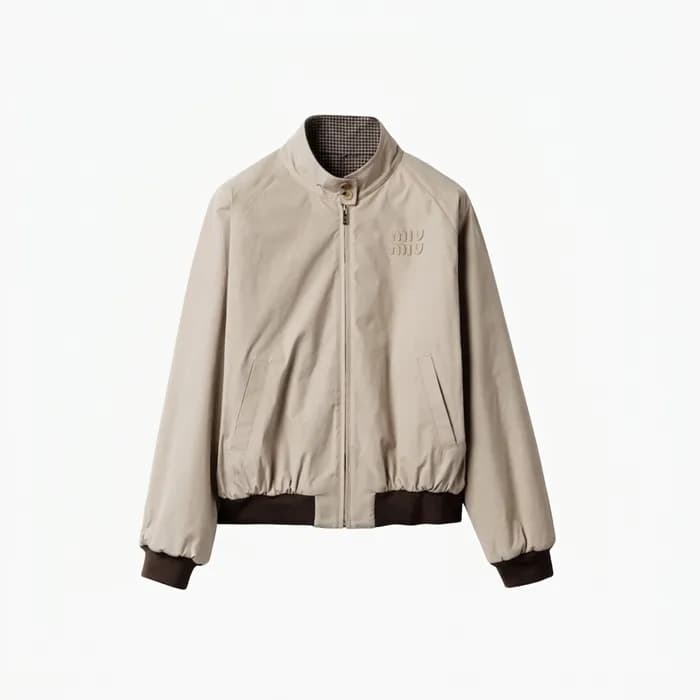 미우미우 여성 양면 재킷 - Miumiu Womens Reversible Jacket - … - 1