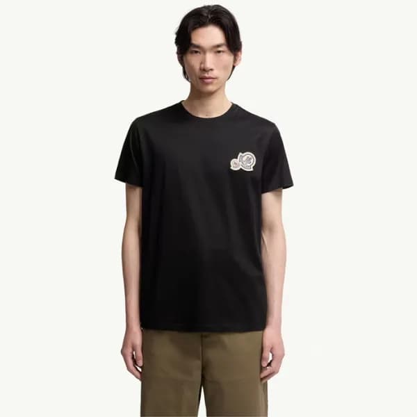 몽클레어 남성 라운드 반팔 티셔츠 - Moncler Mens Round Tshirt - m… - 1