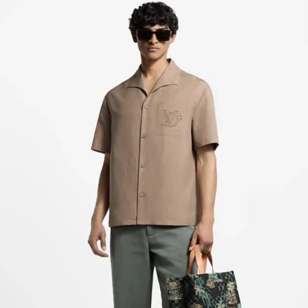 루이비통 남성 반팔 셔츠 - Louis vuitton Mens Short-sleeved S… - 1