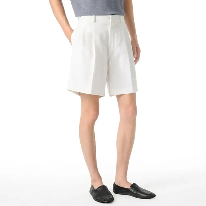 로로피아나 남성 베이직 쇼츠 - Loro Piana Mens Shorts - lpc1473… - 1