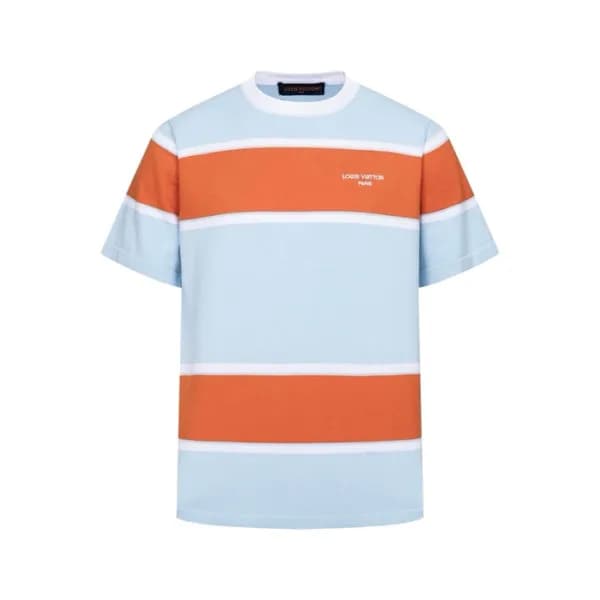 루이비통 남성 라운드 반팔 티셔츠 - Louis vuitton Mens Round Tshi… - 1