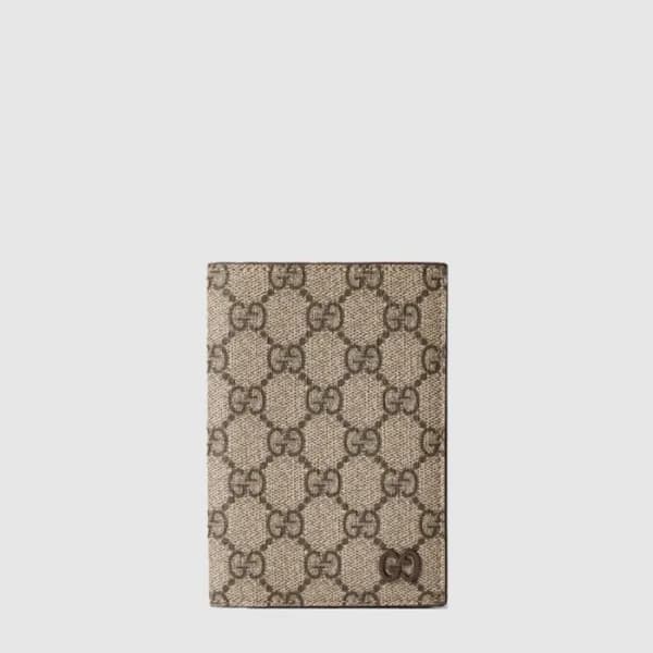 구찌 남성 GG 여권 케이스 - Gucci Mens GG Passport Case - gu… - 1