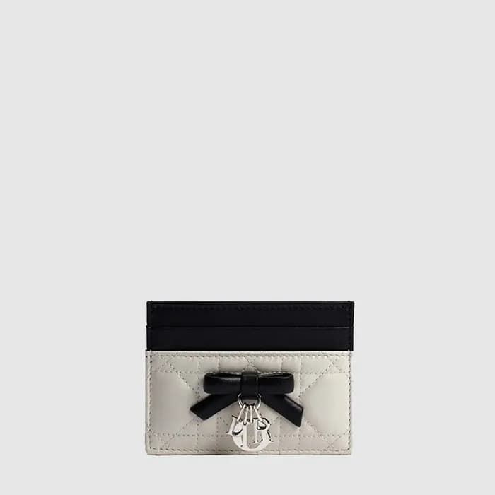 디올 여성 레이디 디올 프리지아 카드 지갑 - Dior Womens Lady Dior Freesia Card Wallet - diw1048x