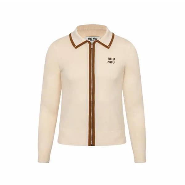 미우미우 여성 폴로 가디건 - Miumiu Womens Polo Cardigan - mic16762x - 1