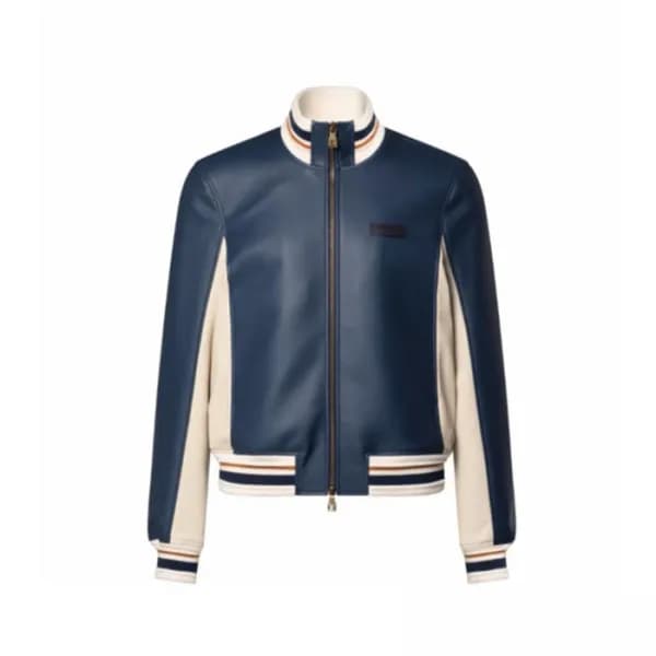 루이비통 남성 가죽 블루종 - Louis vuitton Mens Leather Blouson - lvc16773x - 1