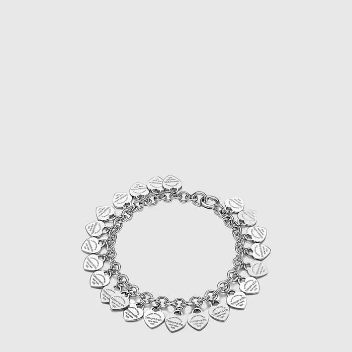 티파니 여성 멀티 하트 태그 브레이슬릿 - Tiffany Womens Multi Heart Tag Bracelet - acc9191x - 1