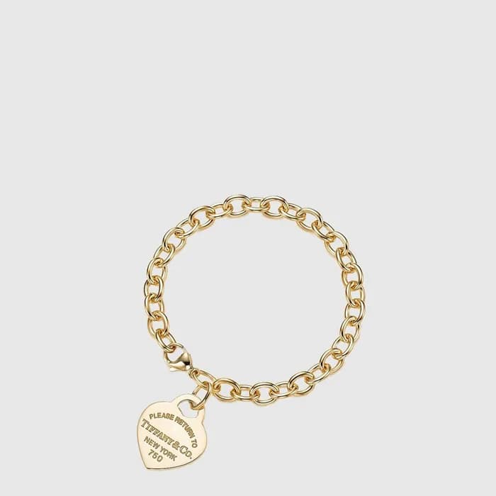 티파니 여성 하트 태그 브레이슬릿 - Tiffany & Co Womens Heart Tag Bracelet - acc9286x - 1