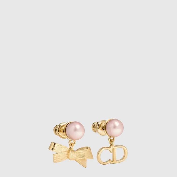 디올 여성 CD 보우 이어링 - Dior Womens CD Bow Earring - acc9914x - 1