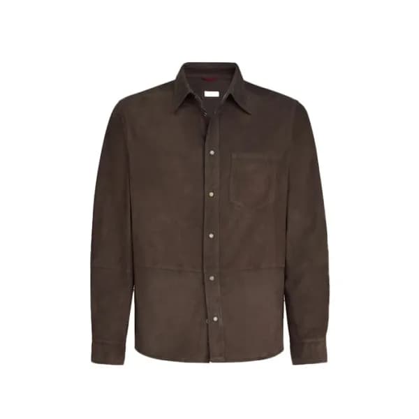 브루넬로쿠치넬리 남성 가죽 자켓 - Brunello Cucinelli Mens Leather Jacket - brc17522x - 1
