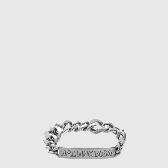 발렌시아가 남성 플레이트 트위스트 브레이슬릿 - Balenciaga Mens Plate Twist Bracelet - acc10973x - 1