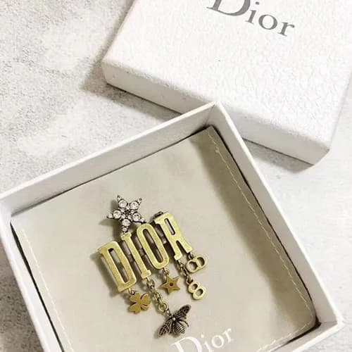 D&G Rose Gold Brooch - 돌체앤가바나 여성용 18k도금 로즈골드 … - 1