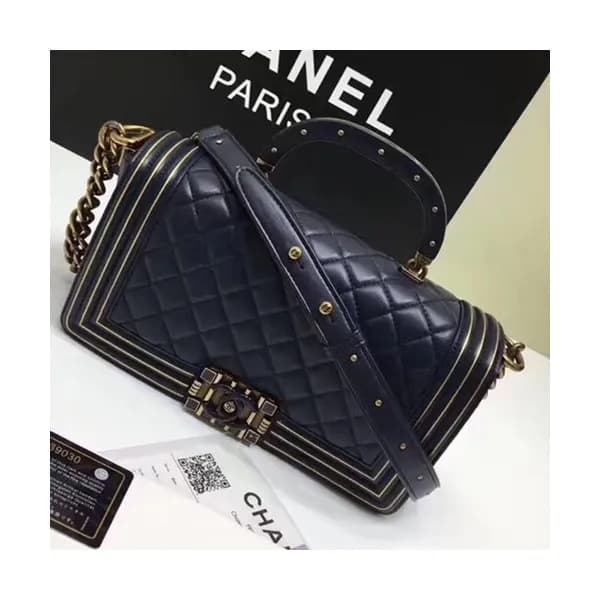 [커스텀급]Chanel Leboy Chain Shoulder Bag,25CM - 샤넬 르보… - 1