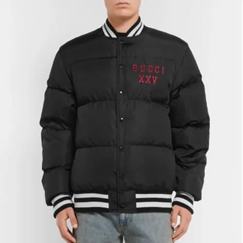Gucci 2018 Mens Logo Padding Jacket - 구찌 로고 남성 나일롱… - 1