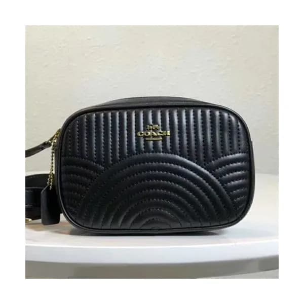 Coach Leather Belt Bag,18cm - 코치 레더 벨트백, COAB0012,… - 1