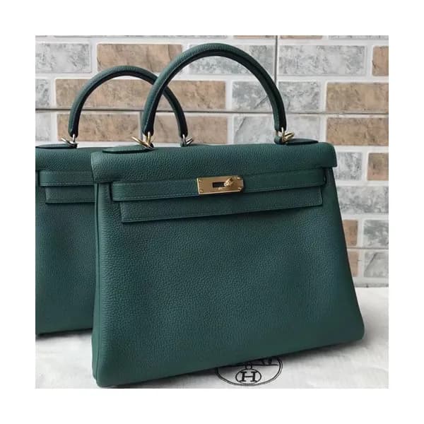 Hermes Kelly Togo Leather Tote Shoulder Bag ,28cm … - 1