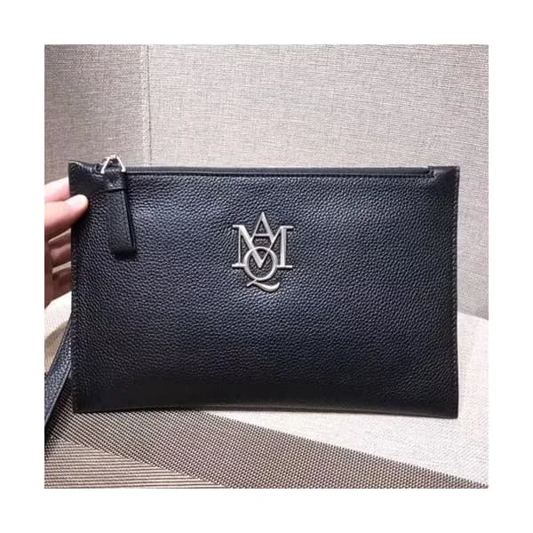Alexander Mcqueen 2018 Leather Clutch Bag ,28CM - … - 1