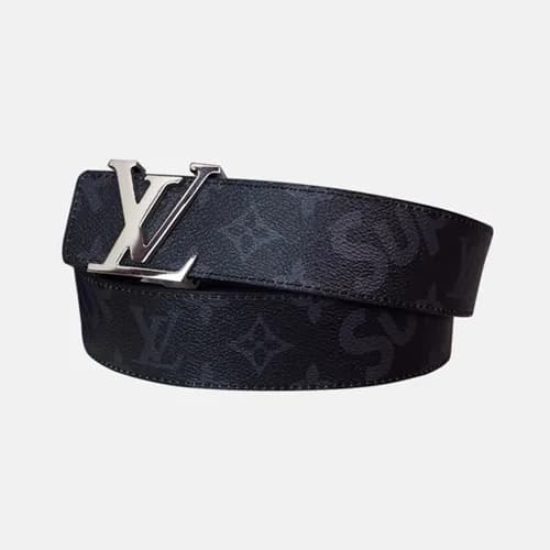 Louis vuitton 2019 Mens Monogram Logo Leather Belt… - 1