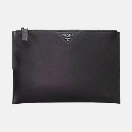 Prada Saffiano Mens Clutch Bag ,28CM - 프라다 사피아노 남성… - 1
