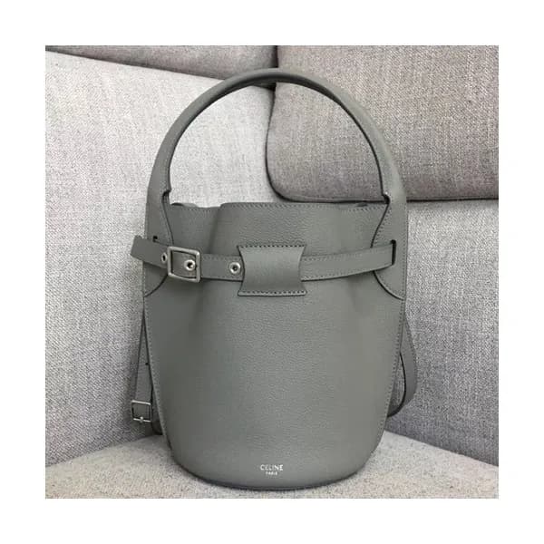 Celine 2019 Leather Nano Bigbag Bucket Tote Should… - 1