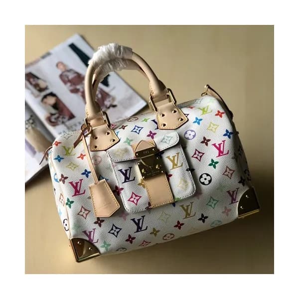 [매장판]Louis Vuitton 2019 PVC Speedy Boston Bag,30cm… - 1