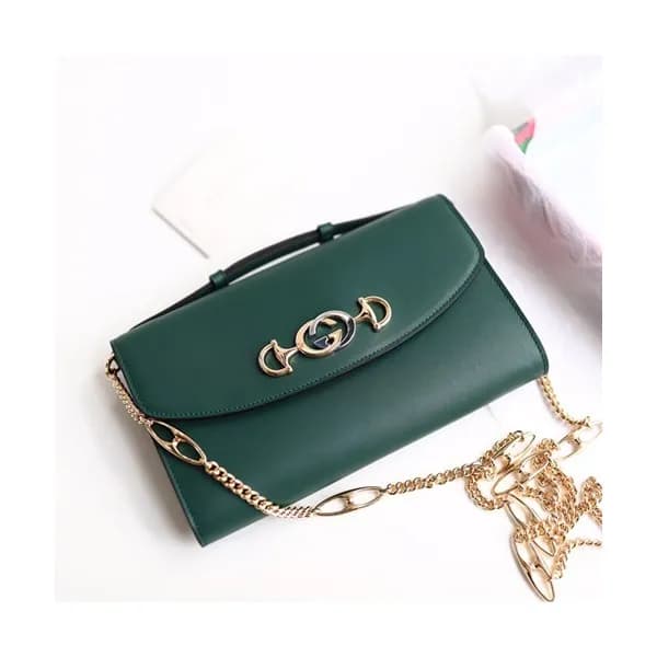 Gucci 2019 Zumi Chain Women Tote Shoulder Cross Ba… - 1