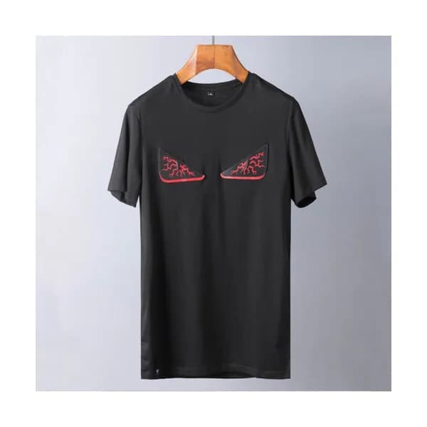 Fendi 2019 Mens Monster Eyes Short Sleeved Tshirt … - 1