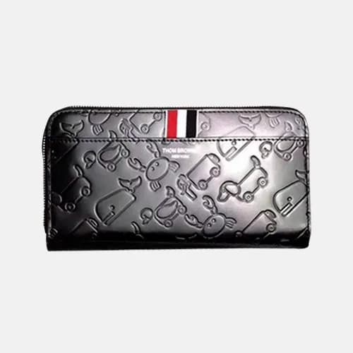 Thom Browne 2019 Leather Zip Round Wallet,19cm - 톰… - 1
