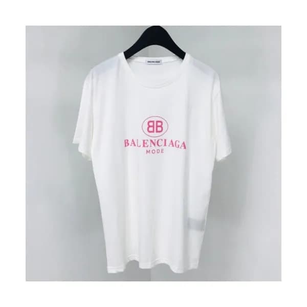 Balenciaga 2019 Mm/Wm Oversize Logo Short Sleeved … - 1