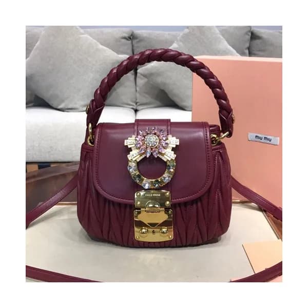MiuMiu 2019 Matelasse Coffer Tote Shoulder Cross B… - 1