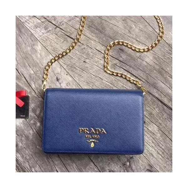 Prada 2019 Leather Chain Shoulder Cross Bag,20cm -… - 1
