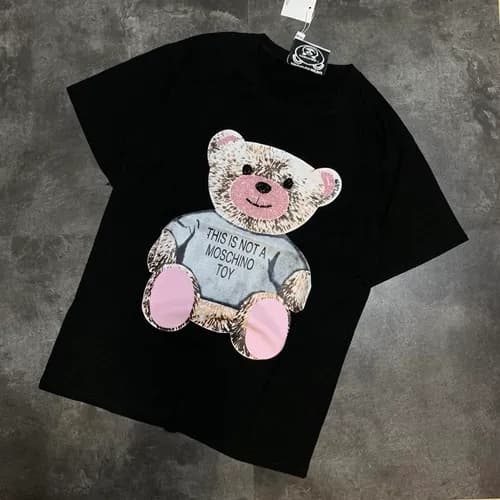 Moschino 2019 Mm/WmCrew -neck Cotton Short Sleeved… - 1