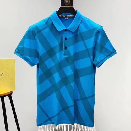 Burberry 2019 Mens Logo Silket Short Tshirt- 버버리 남… - 1