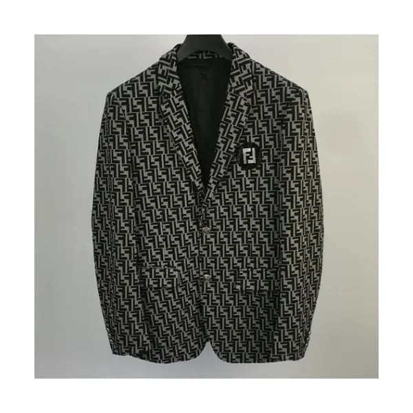 Fendi 2019 Mens Logo Cotton Suit Jacket - 펜디 2019 … - 1