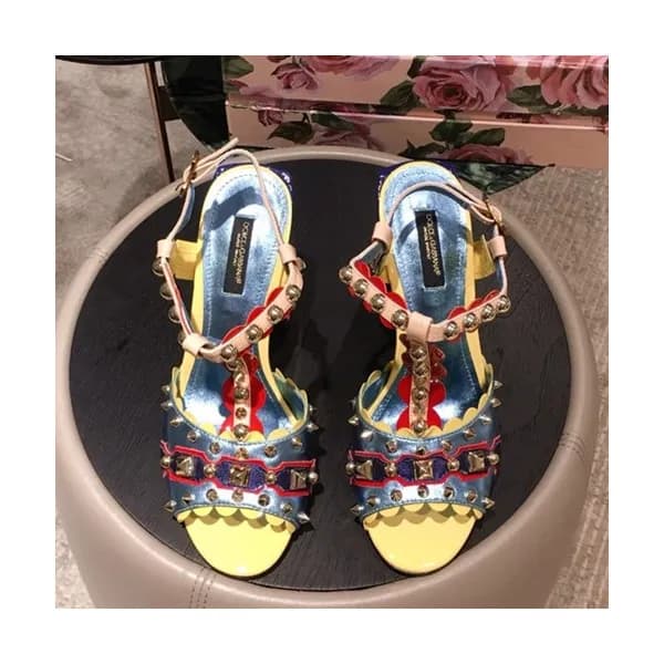 Dolce&Gabbana 2019 Ladies Middle Heel Sandal - 돌체… - 1