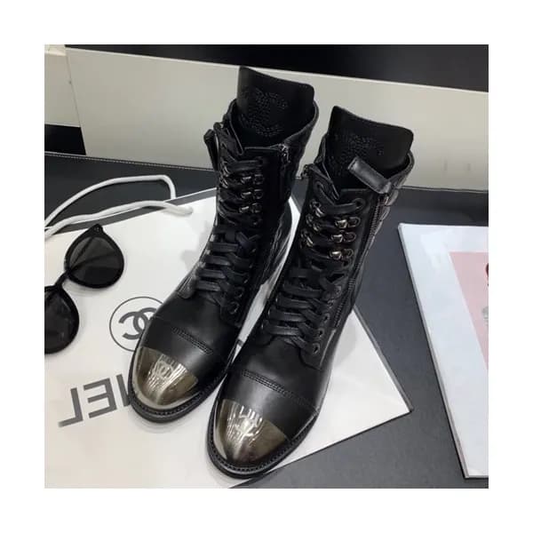 Chanel 2019 Ladies Leather Boots - 샤넬 2019 여성용 레더 … - 1