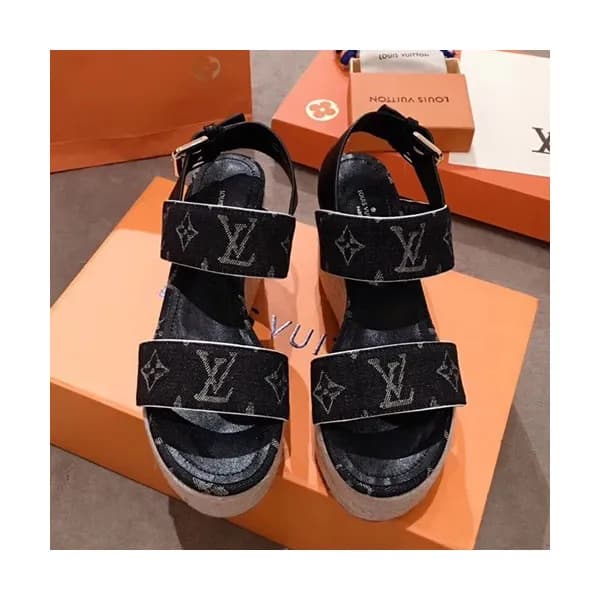 Louis Vuitton 2019 Ladies Wedge Sandal - 루이비통 2019… - 1