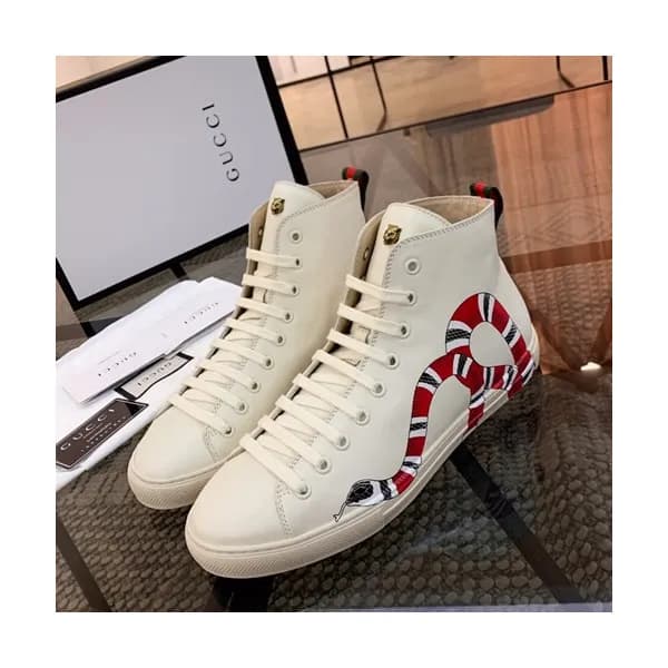 Gucci 2019 Mens Leather Sneakers - 구찌 2019 남성용 레더 … - 1