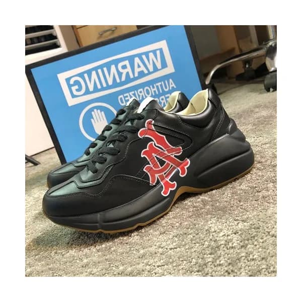 Gucci 2019 Mm/Wm Leather Sneakers - 구찌 2019 남여공용 레… - 1