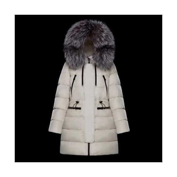 Moncler 2019 Womens Patch Logo Modern Long Down P… - 1