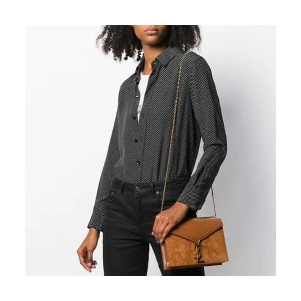 Saint Laurent 2019 Women Cassandra Chain Shoulder … - 1
