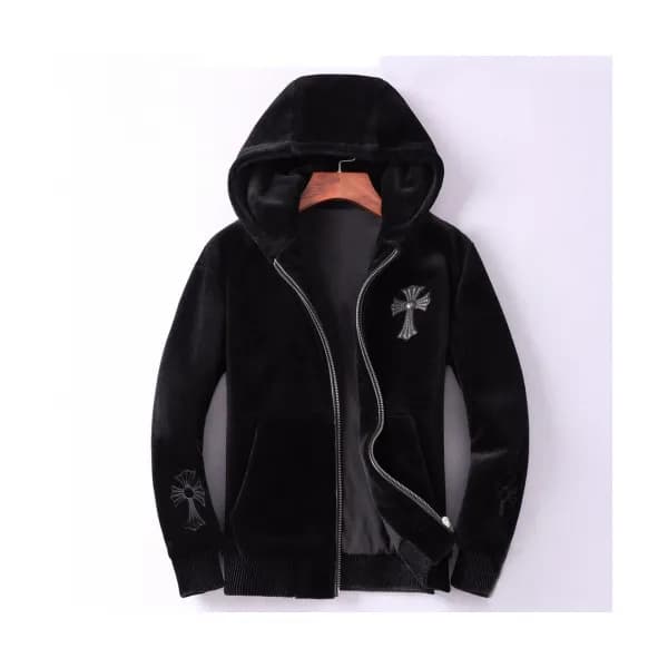 Chrome Hearts 2019 Mens Logo Casual Mink Jacket - … - 1