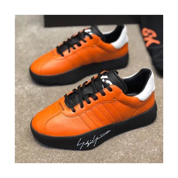 Y-3 2019 Mens Leather Sneakers - 요지야마모토 2019 남성용 레… - 1