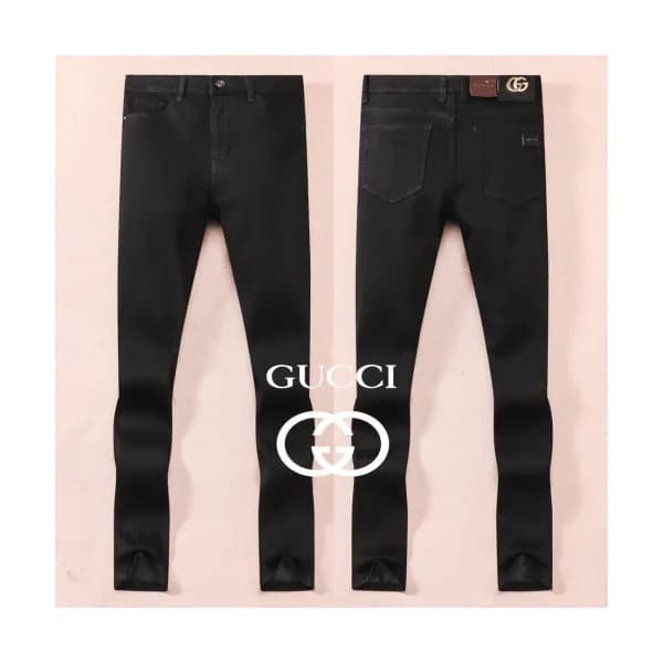 [구찌]Gucci 2019 Mens Casual Initial Logo Denim Pant… - 1