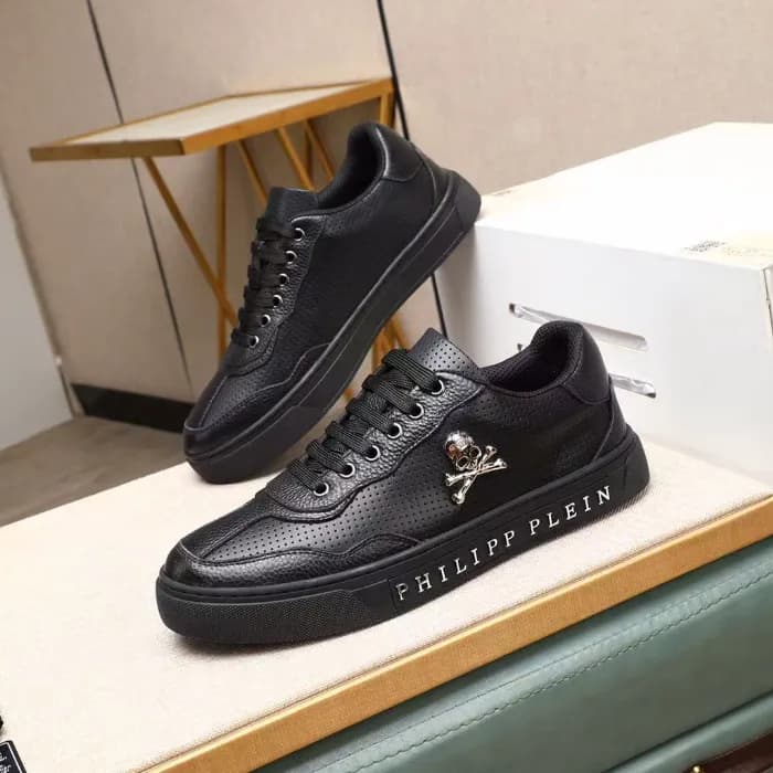 Philipp plein 2025 Mens Leather Sneakers - 필립플레인 … - 1