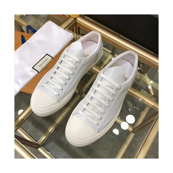 Gucci 2020 Mens Leather Sneakers - 구찌 2020 남성용 레더… - 1