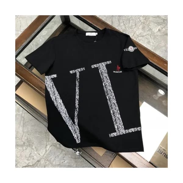 [매장판]Moncler 2020 Mens Logo Silket Crew-neck Short… - 1